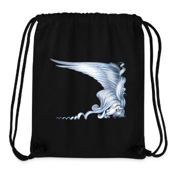Pegasus Head with Big Wing - Stanley/Stella Recycled Gym Bag - black - Front