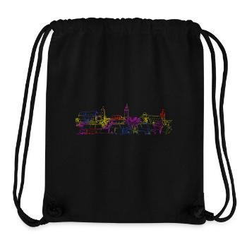 Nürnberg - Stanley/Stella recycelter Gym Bag - Schwarz - Vorne