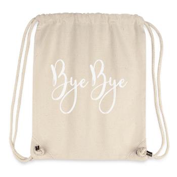 bye bye - Stanley/Stella Recycled Gym Bag - natural - Front