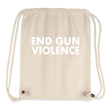 End gun violence - Sac à cordon recyclé Stanley/Stella - blanc naturel - Devant