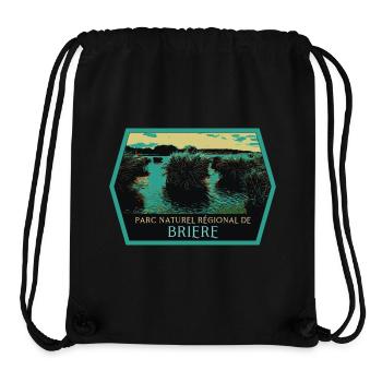 Marais Parc naturel de Brière: Authentic Nature - Stanley/Stella Recycled Gym Bag - black - Front