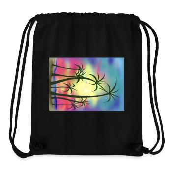 Palmen - Stanley/Stella recycelter Gym Bag - Schwarz - Vorne