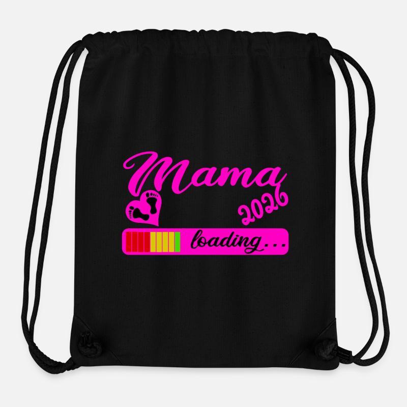 Mama 2026 - Stanley/Stella recycelter Gym Bag - Schwarz