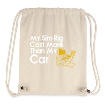 Sim Rig Cost More Than My Car - Stanley/Stella Recycled Gym Bag - natural - Front