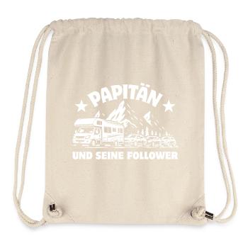 Papitän und seine Follower - Wohnmobil - Stau - Stanley/Stella recycelter Gym Bag - Naturweiß - Vorne