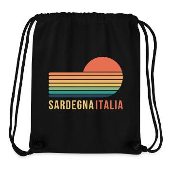 Sardinien, Italien - Stanley/Stella recycelter Gym Bag - Schwarz - Vorne