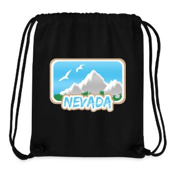 Berg Nevada - Stanley/Stella recycelter Gym Bag - Schwarz - Vorne