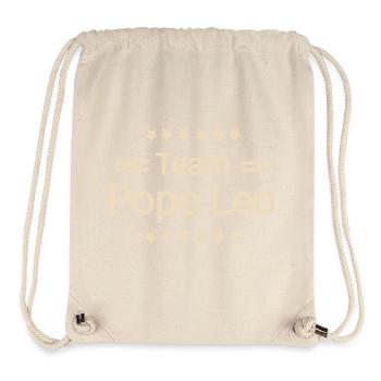 Équipe Pope Leo - Sac à cordon recyclé Stanley/Stella - blanc naturel - Devant
