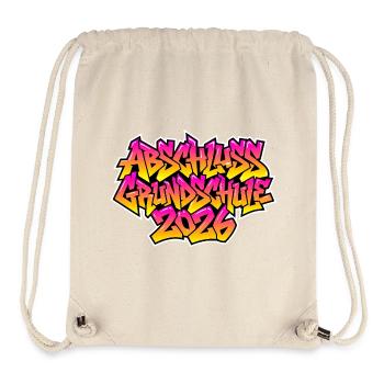 Elementary School Graduation 2026 Graffiti - Stanley/Stella Recycled Gym Bag - natural - Front
