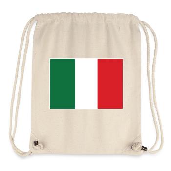Italy Flag - Stanley/Stella Recycled Gym Bag - natural - Front