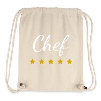 Küchenchef 5 Sterne Hotel - Stanley/Stella recycelter Gym Bag - Naturweiß - Vorne