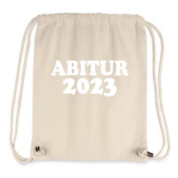 Abitur 2023 - Stanley/Stella recycelter Gym Bag - Naturweiß - Vorne