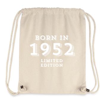 Geburtsdatum, Geburtsjahr, 72 Jahre - Stanley/Stella recycelter Gym Bag - Naturweiß - Vorne