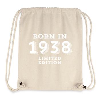 Geburtsdatum, Geburtsjahr, 86 Jahre - Stanley/Stella recycelter Gym Bag - Naturweiß - Vorne