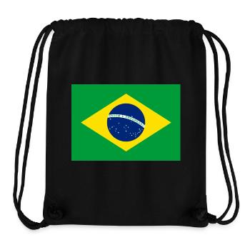 Brazil - Stanley/Stella Recycled Gym Bag - black - Front