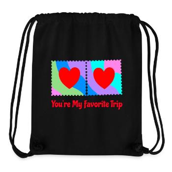 You're My Favorite Trip - Psychodelic Valentine - Stanley/Stella Recycled Gym Bag - black - Front