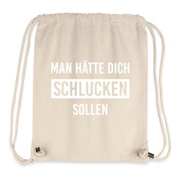 man hätte dich schlucken sollen - Stanley/Stella recycelter Gym Bag - Naturweiß - Vorne