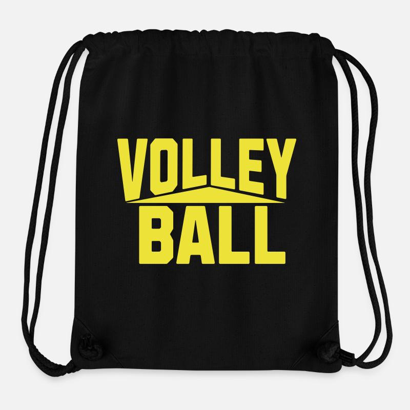 Volleyball  - Stanley/Stella recycelter Gym Bag - Schwarz