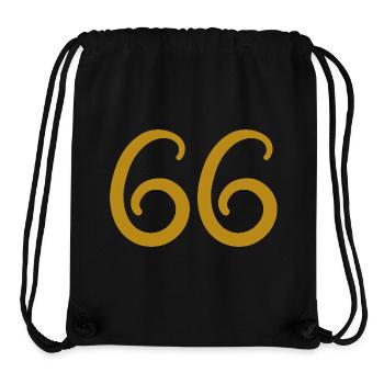 66 - Stanley/Stella Recycled Gym Bag - black - Front