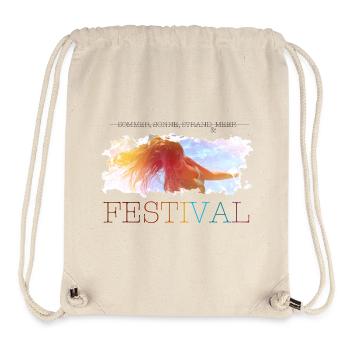 Festival Summer - Stanley/Stella Recycled Gym Bag - natural - Front