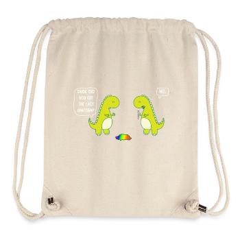 Dude did you eat the last unicorn? No. - Stanley/Stella Recycled Gym Bag - natural - Front