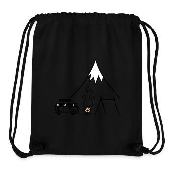 Lagerfeuer Camping Trip - Stanley/Stella recycelter Gym Bag - Schwarz - Vorne