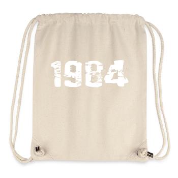 année de naissance - Sac à cordon recyclé Stanley/Stella - blanc naturel - Devant