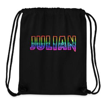 Julian RS Rainbow - Stanley/Stella Recycled Gym Bag - black - Front