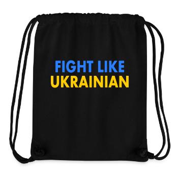 Fight like ukrainian - Stanley/Stella Recycled Gym Bag - black - Front