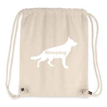 Sheepdog - Stanley/Stella Recycled Gym Bag - natural - Front