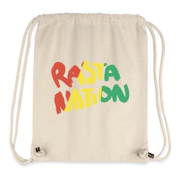 Rasta Nation Rastafari Reggae Dancehall Ragga Dub - Stanley/Stella Recycled Gym Bag - natural - Front