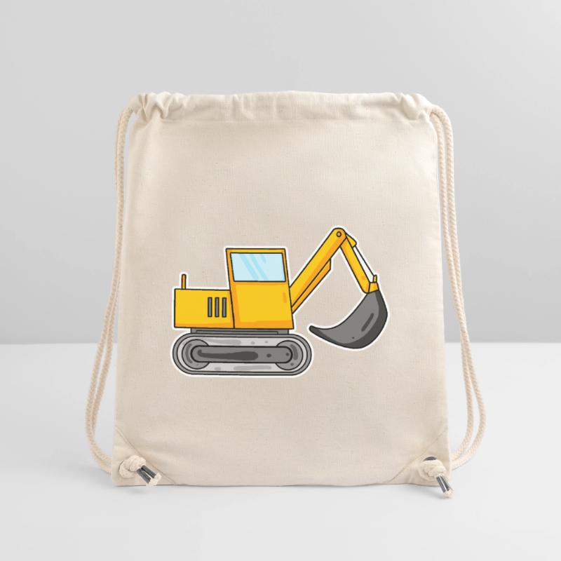 Bagger Baustelle Baggerfahrer Stanley/Stella recycelter Gym Bag
