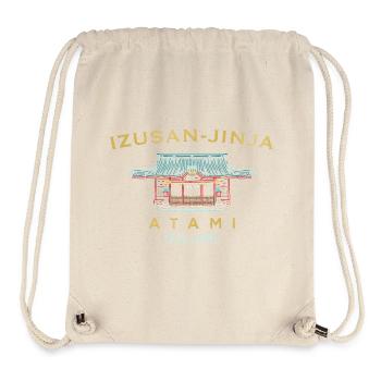 Atami, Izusan-jinja Shrine, Shizuoka, Japan - Stanley/Stella Recycled Gym Bag - natural - Front