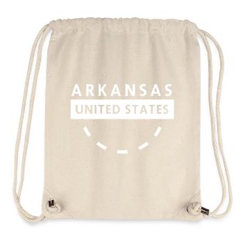 Arkansas State Pride Emblem USA - Stanley/Stella recycelter Gym Bag - Naturweiß - Vorne