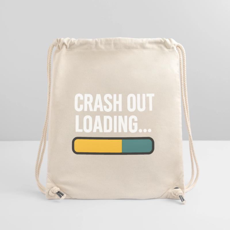 Crash Out Loading Bar, Funny Saying  Stanley/Stella Recycled Gym Bag