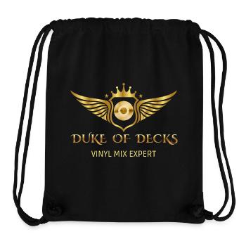 DUKE OF DECKS - Stanley/Stella recycelter Gym Bag - Schwarz - Vorne