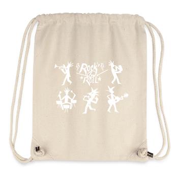 Rock'n'Roll-Band - Stanley/Stella recycelter Gym Bag - Naturweiß - Vorne