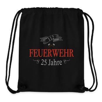 Feuerwehr 25 Jahre Emblem - Stanley/Stella recycelter Gym Bag - Schwarz - Vorne
