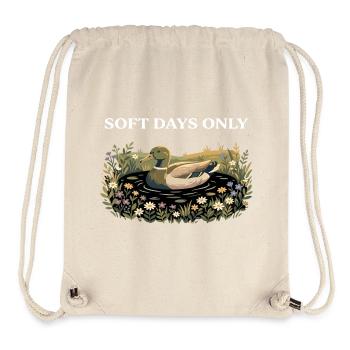 Duck in Bloom: Soft Days Cottagecore Farm - Stanley/Stella Recycled Gym Bag - natural - Front