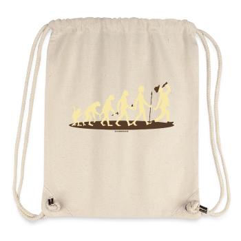 FUN - Evolution Bayer Bier - Geschenk - Bestseller - Stanley/Stella recycelter Gym Bag - Naturweiß - Vorne