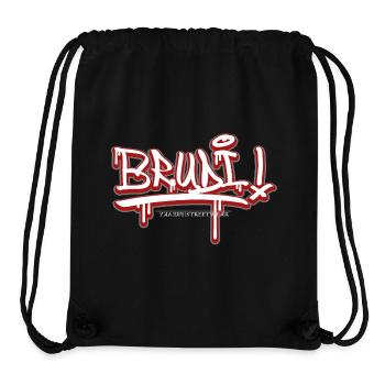Brudi - Stanley/Stella recycelter Gym Bag - Schwarz - Vorne
