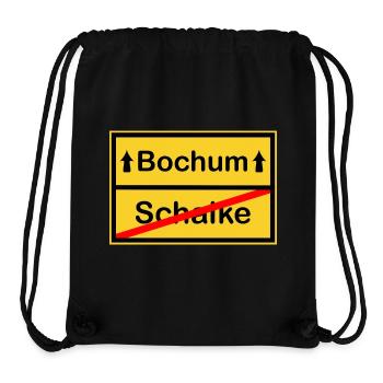 Bochum Aufstieg - Stanley/Stella recycelter Gym Bag - Schwarz - Vorne
