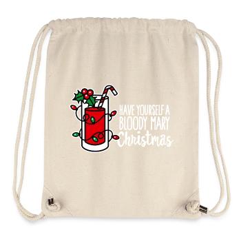 Christmas, Have yourself a bloody mary Christmas - Stanley/Stella Recycled Gym Bag - natural - Front
