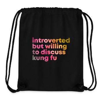 Kung Fu - Stanley/Stella Recycled Gym Bag - black - Front