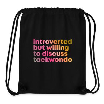 Taekwondo - Stanley/Stella Recycled Gym Bag - black - Front