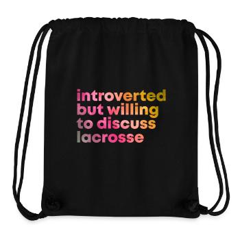 Lacrosse - Stanley/Stella Recycled Gym Bag - black - Front
