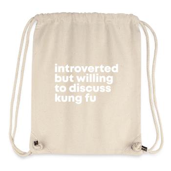 Kung Fu - Stanley/Stella Recycled Gym Bag - natural - Front