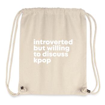 k pop - Stanley/Stella recycelter Gym Bag - Naturweiß - Vorne