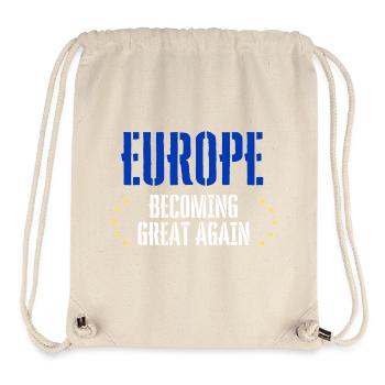 EUROPE Becoming Great Again - Stanley/Stella Recycled Gym Bag - natural - Front