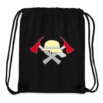 Volunteer Fire Brigade Symbolic Motif - Stanley/Stella Recycled Gym Bag - black - Front